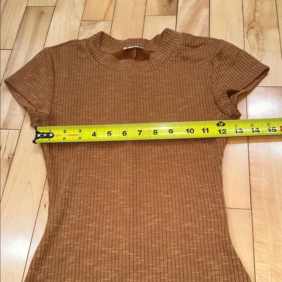 Intimately Free People Brown Ribbed Top - Picture 8 of 8